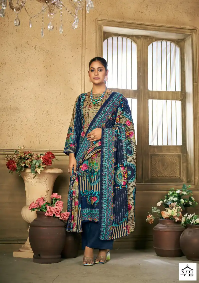 Siyoni Chevron Vol 2 Pure Pakistani Lawn Wholesale Salwar Suit Catalog — Wholesale Salwar Suits, MPA wholesale from Surat - Gallery Image 5