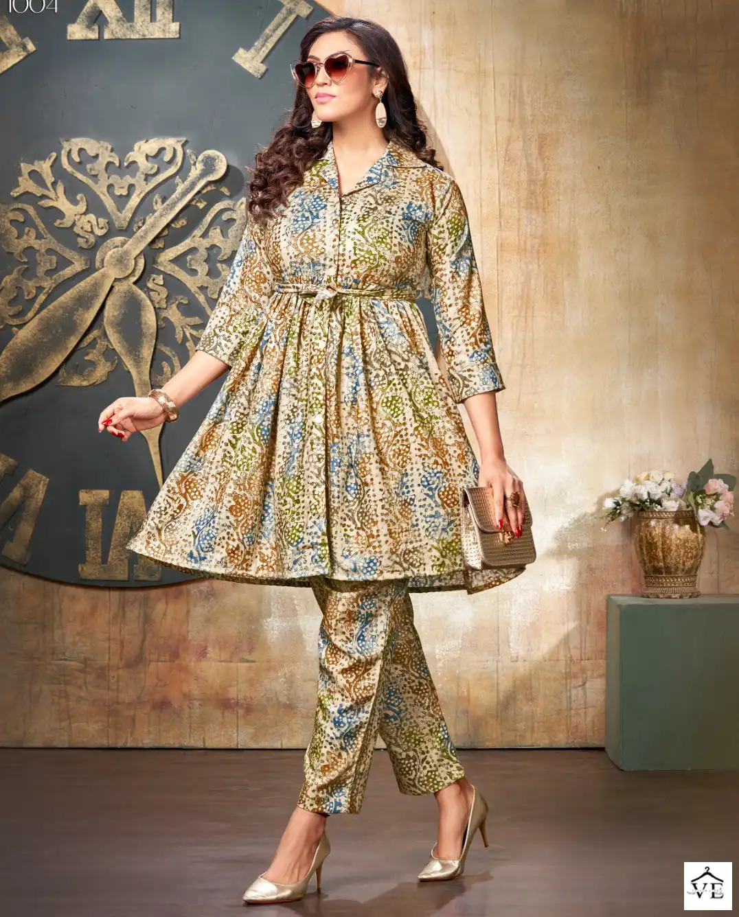Chhaya Classy Heavy Rayon Wholesale Co-ord Set Catalog — Wholesale Kurtis, MPA wholesale from Surat — view 1