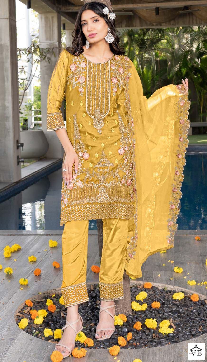 Fepic Cn 551 Georgette Wholesale Pakistani Readymade Salwar Suit Catalog — Wholesale Salwar Suits, MPA wholesale from Surat — view 2