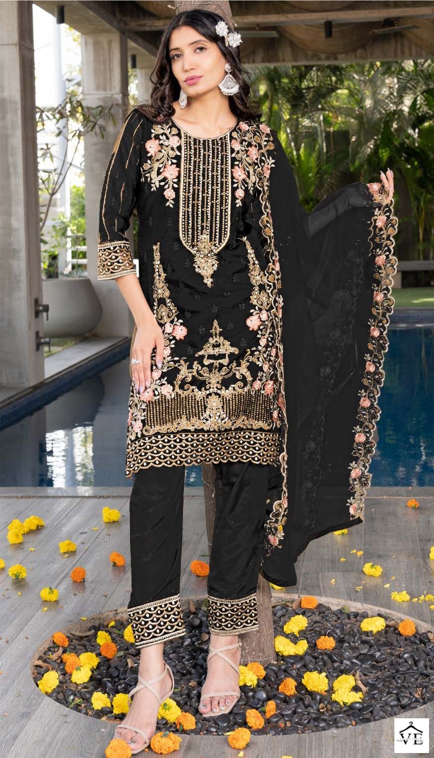 Fepic Cn 551 Georgette Wholesale Pakistani Readymade Salwar Suit Catalog — Wholesale Salwar Suits, MPA wholesale from Surat — view 4
