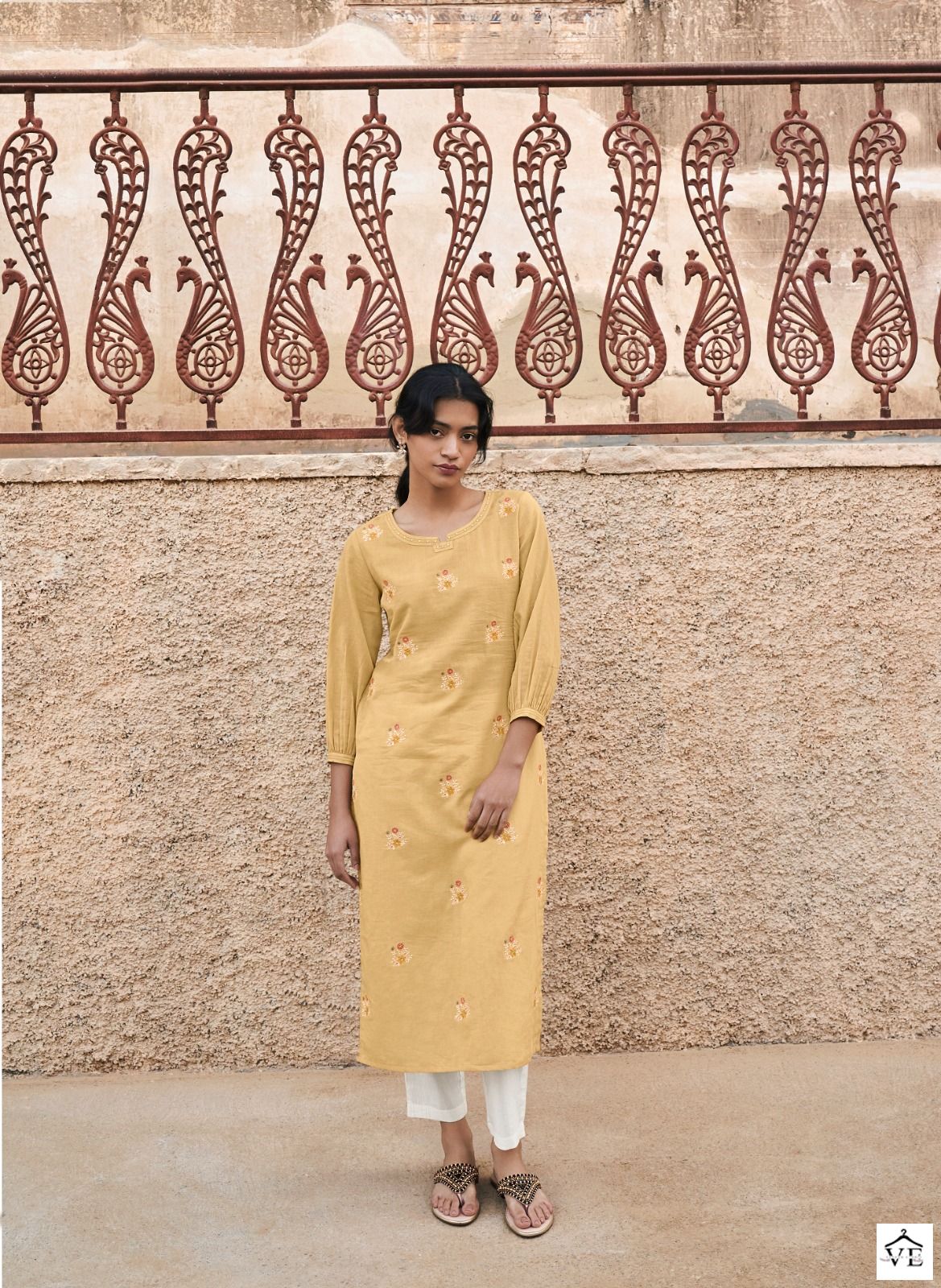 Four Buttons Colors Vol 15 Rayon Wholesale Kurtis Catalog — Wholesale Kurtis, MPA wholesale from Surat - Gallery Image 3