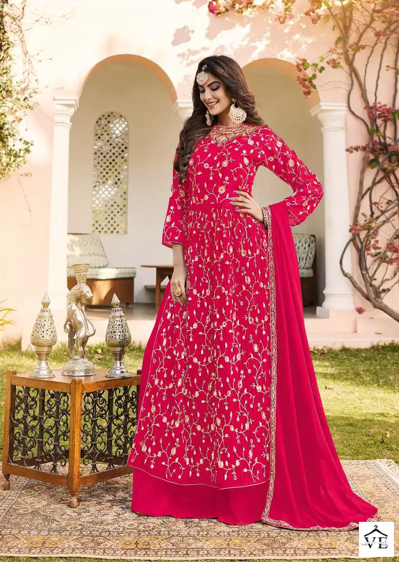 Your Choice Cosmic Blooming Georgette Wholesale Nyra Cut Designer Suits Catalog — Wholesale Salwar Suits, MPA wholesale from Surat - Gallery Image 4