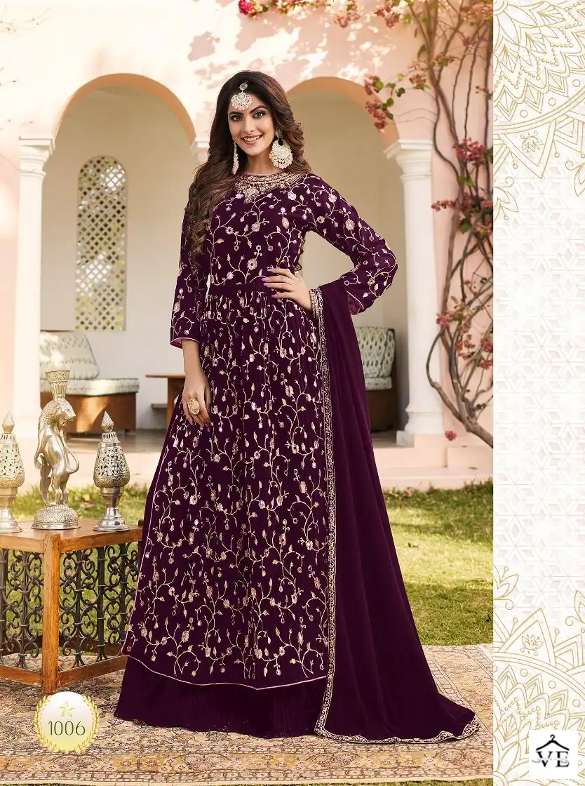 Your Choice Cosmic Blooming Georgette Wholesale Nyra Cut Designer Suits Catalog — Wholesale Salwar Suits, MPA wholesale from Surat - Gallery Image 5