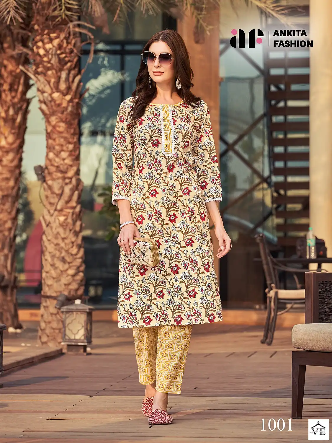 Ankita Cotton Candy Vol 1 Pure Cotton Wholesale Kurti With Bottom Catalog — Wholesale Kurtis, MPA wholesale from Surat — view 4