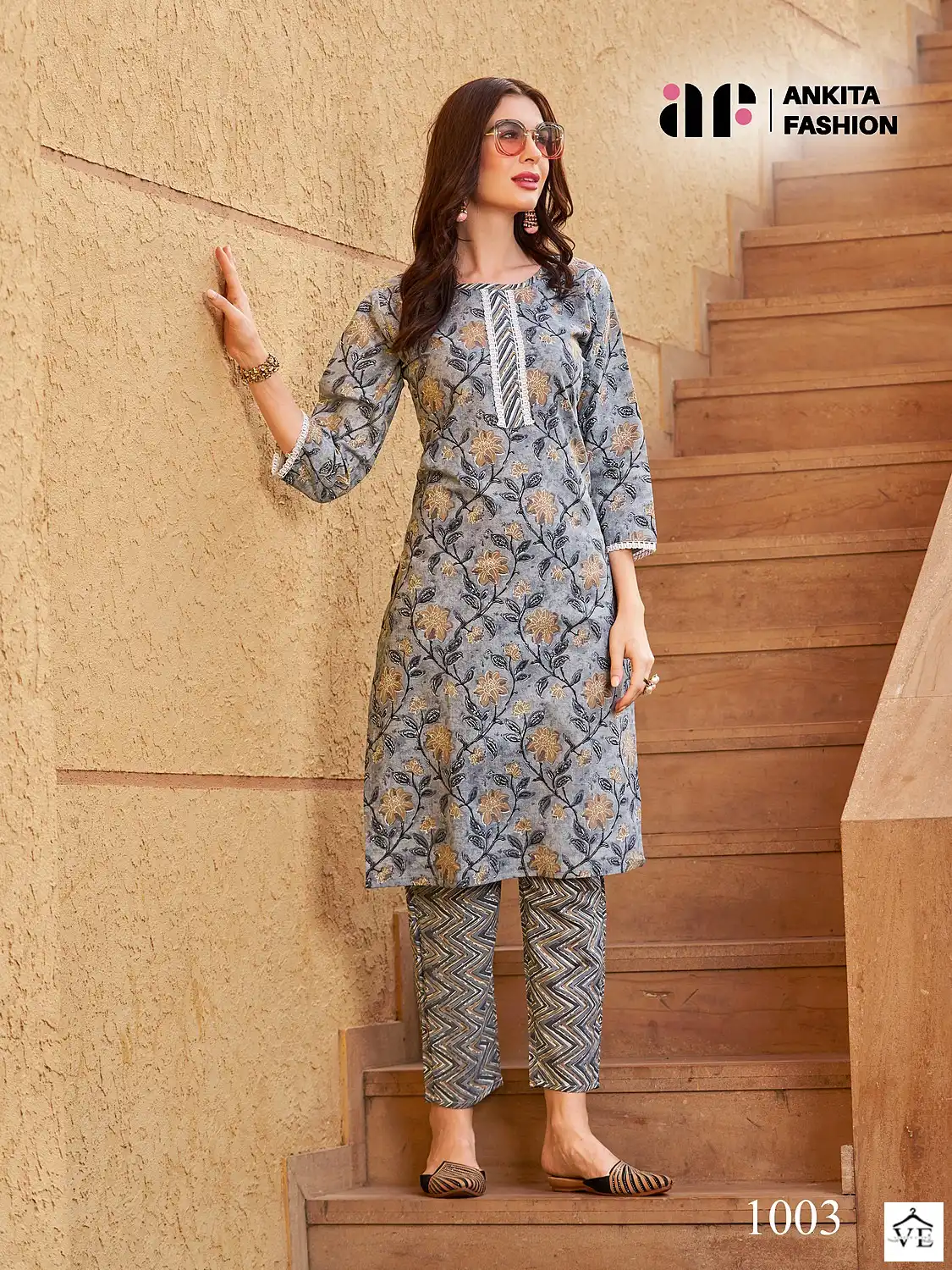 Ankita Cotton Candy Vol 1 Pure Cotton Wholesale Kurti With Bottom Catalog — Wholesale Kurtis, MPA wholesale from Surat — view 7