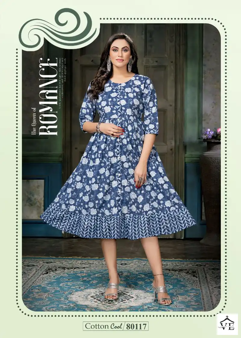 Mayra Cotton Cool Pure Jaipur Cambric 60*60 Cotton Wholesale Kurti Catalog — Wholesale Kurtis, MPA wholesale from Surat - Gallery Image 2