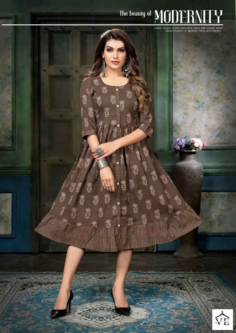 Mayra Cotton Cool Pure Jaipur Cambric 60*60 Cotton Wholesale Kurti Catalog — Wholesale Kurtis, MPA wholesale from Surat - Gallery Image 5