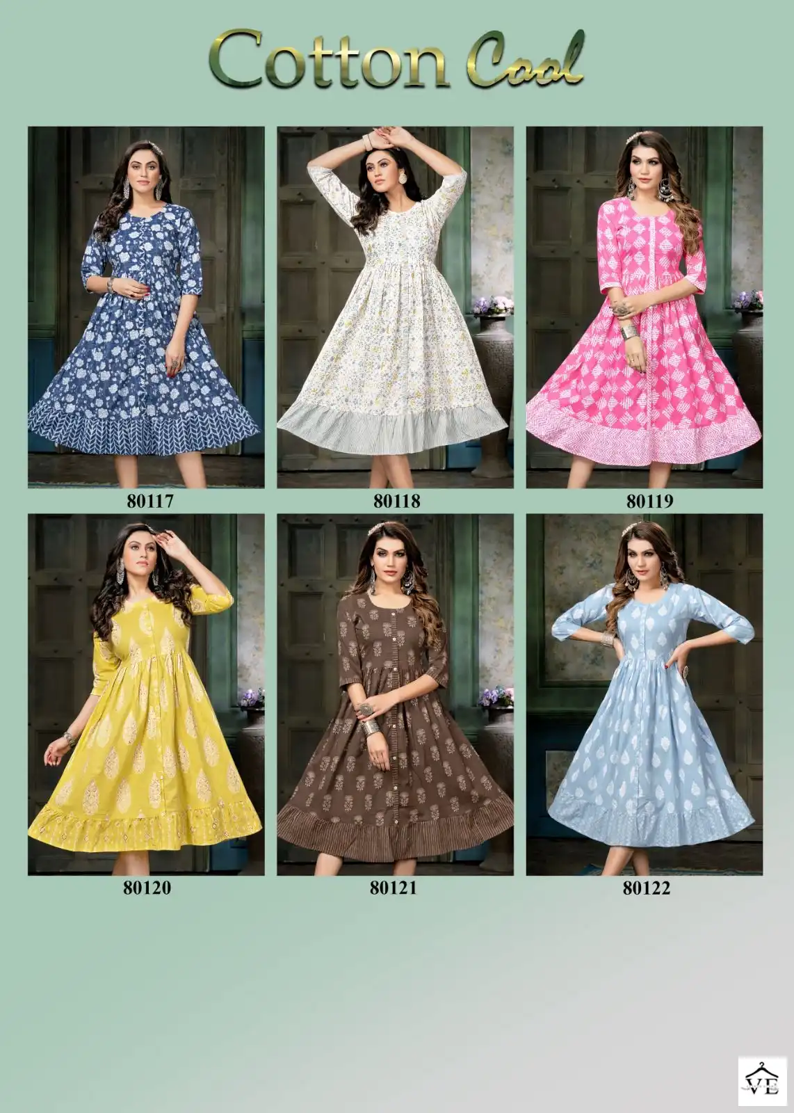 Mayra Cotton Cool Pure Jaipur Cambric 60*60 Cotton Wholesale Kurti Catalog — Wholesale Kurtis, MPA wholesale from Surat — view 7