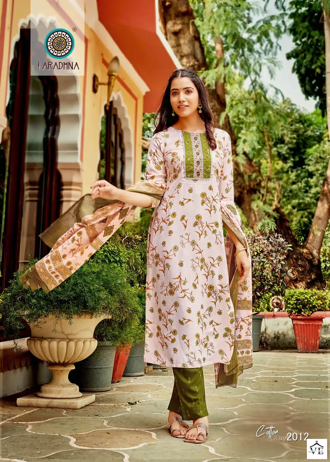 Aradhna Cotton Diary Vol 2 Cotton Wholesale Readymade Salwar Kameez Catalog — Wholesale Salwar Suits, MPA wholesale from Surat — view 8