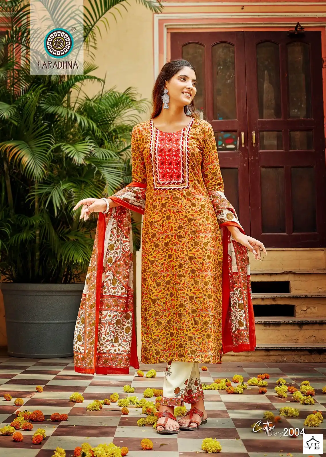 Aradhna Cotton Diary Vol 2 Cotton Wholesale Readymade Salwar Kameez Catalog — Wholesale Salwar Suits, MPA wholesale from Surat — view 3