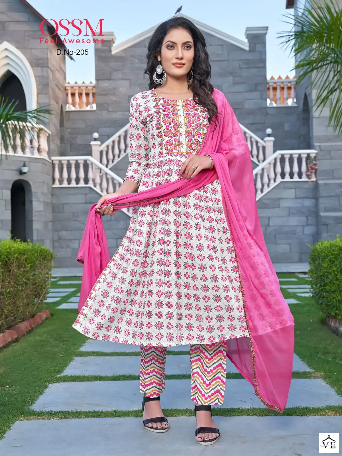 Ossm Cotton Nyra Vol 2 Cotton Wholesale Readymade Suits Catalog — Wholesale Salwar Suits, MPA wholesale from Surat — view 3