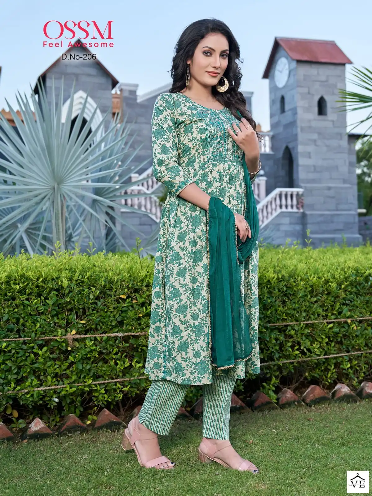 Ossm Cotton Nyra Vol 2 Cotton Wholesale Readymade Suits Catalog — Wholesale Salwar Suits, MPA wholesale from Surat — view 4