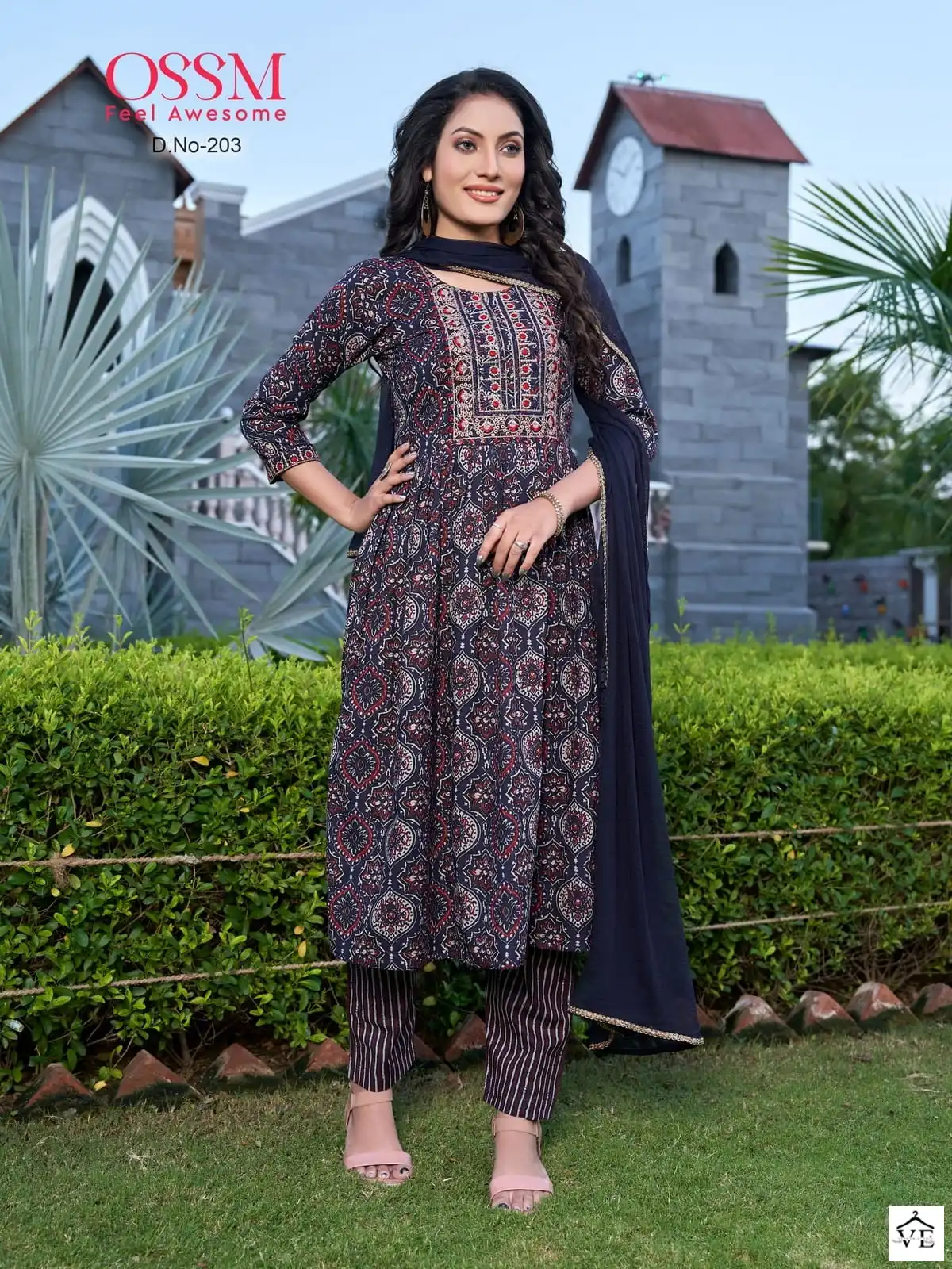 Ossm Cotton Nyra Vol 2 Cotton Wholesale Readymade Suits Catalog — Wholesale Salwar Suits, MPA wholesale from Surat — view 5