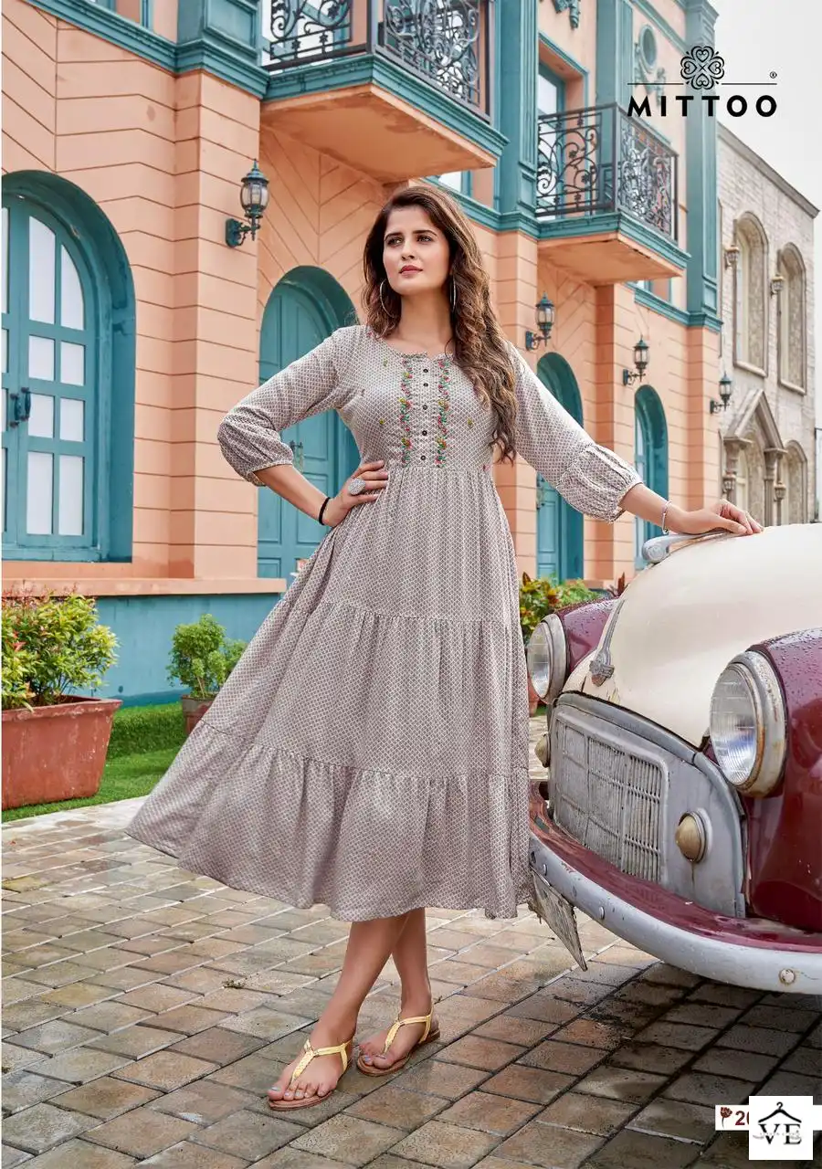 Mittoo Chaahat Rayon Wholesale Kurti Catalog — Wholesale Kurtis, MPA wholesale from Surat - Gallery Image 6