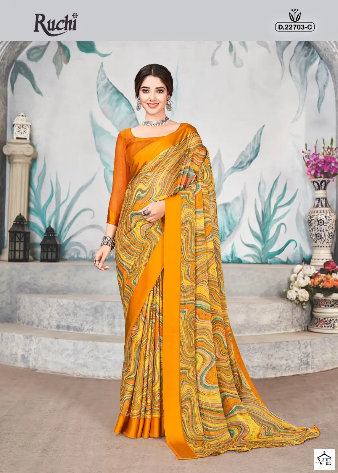 Ruchi Cherry-33 Chiffon Wholesale Saree Catalog — Wholesale Sarees, MPA wholesale from Surat - Gallery Image 10