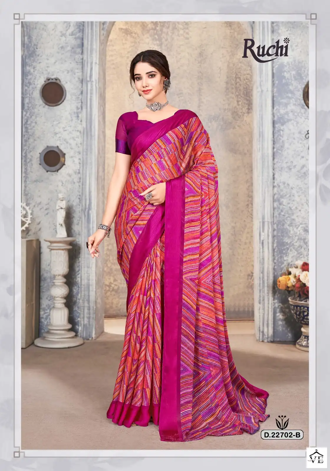Ruchi Cherry-33 Chiffon Wholesale Saree Catalog — Wholesale Sarees, MPA wholesale from Surat - Gallery Image 6