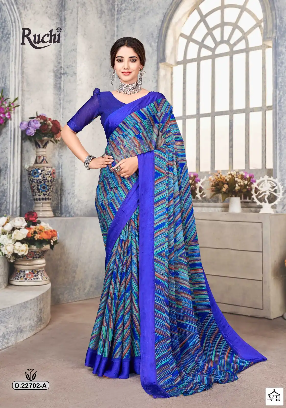 Ruchi Cherry-33 Chiffon Wholesale Saree Catalog — Wholesale Sarees, MPA wholesale from Surat - Gallery Image 7