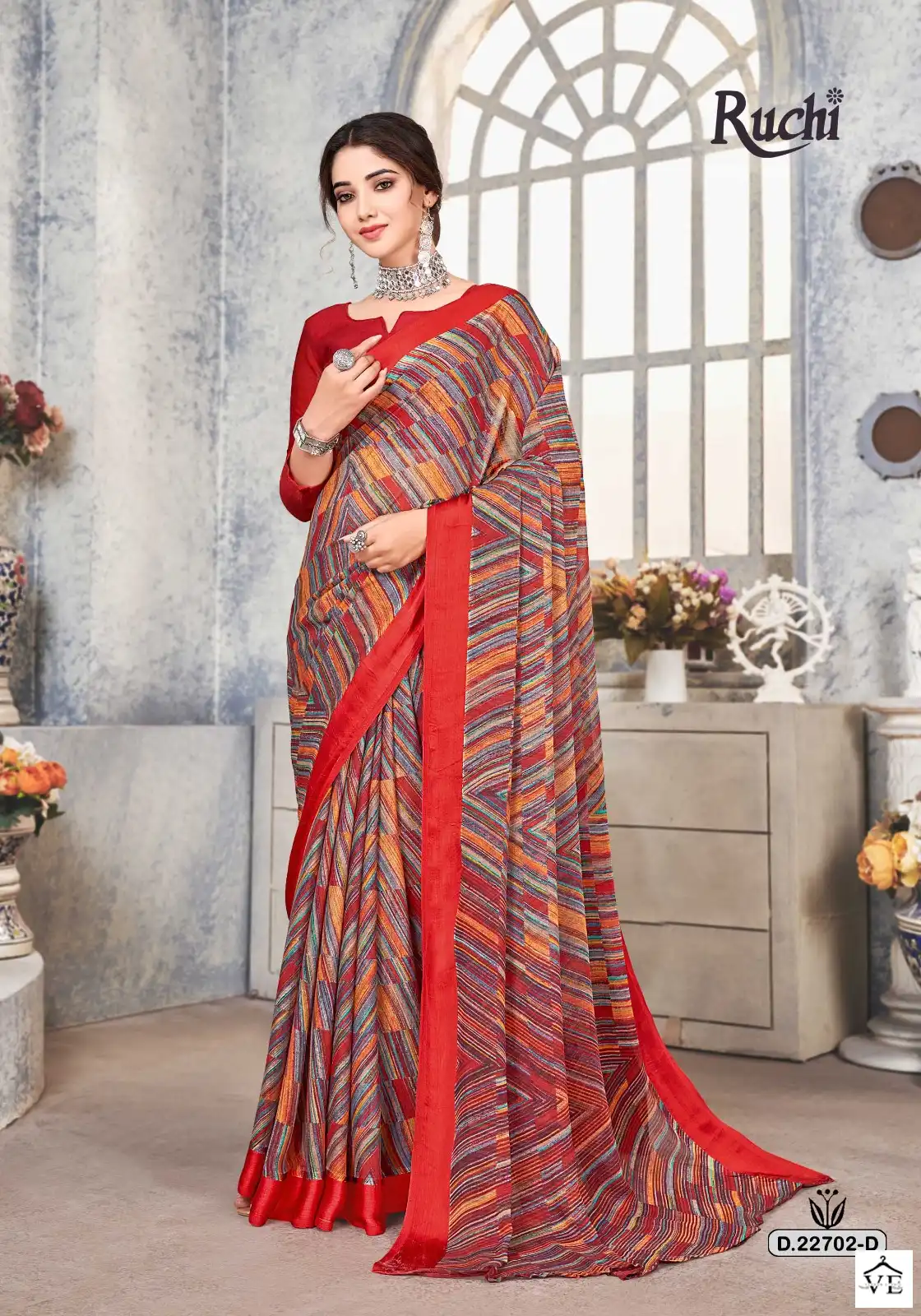 Ruchi Cherry-33 Chiffon Wholesale Saree Catalog — Wholesale Sarees, MPA wholesale from Surat - Gallery Image 8