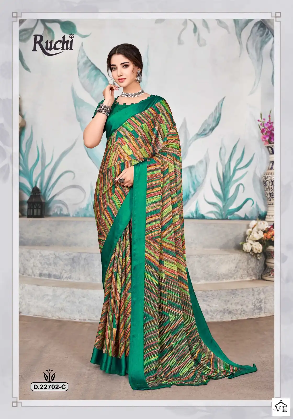 Ruchi Cherry-33 Chiffon Wholesale Saree Catalog — Wholesale Sarees, MPA wholesale from Surat - Gallery Image 9