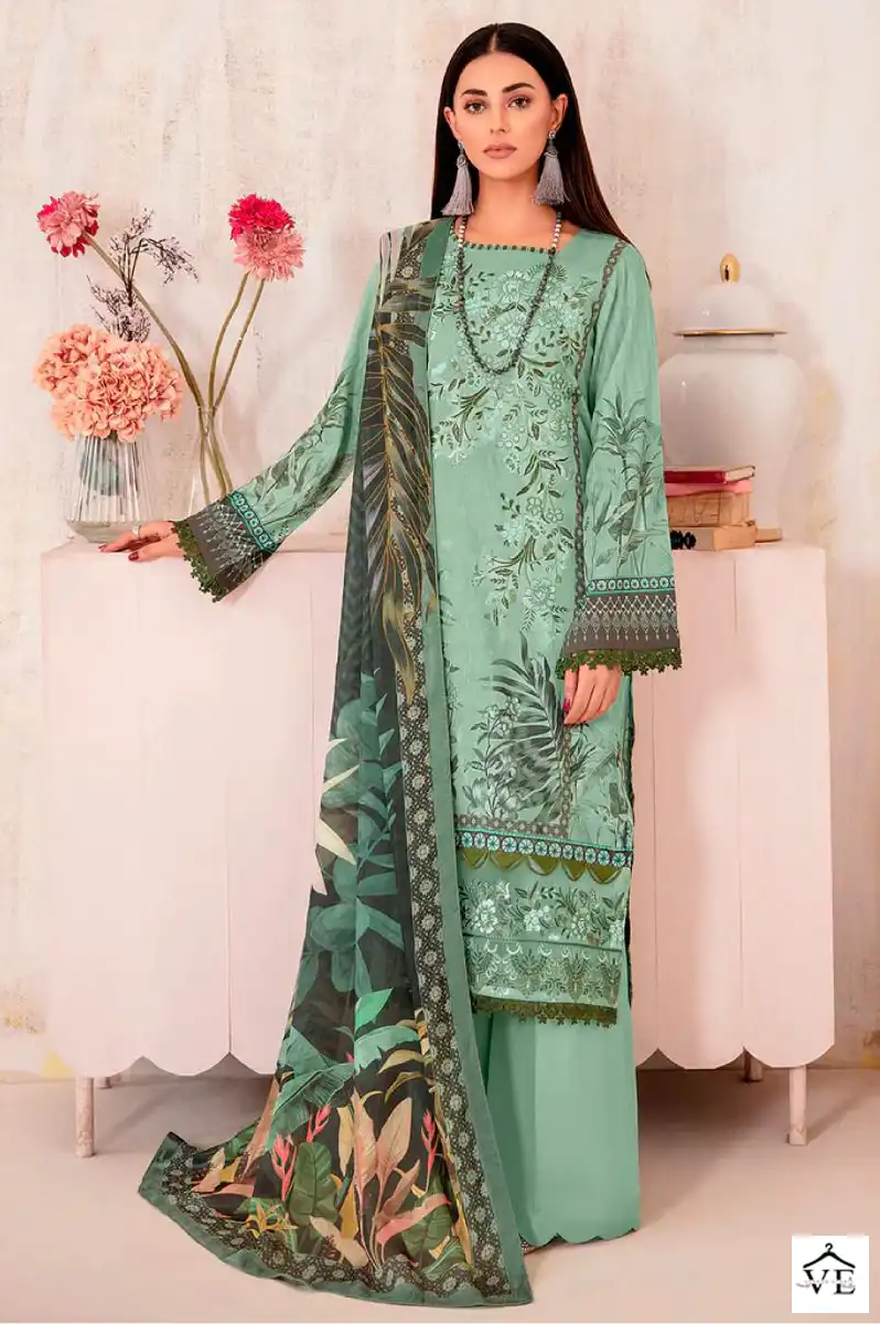 Deepsy Suits Chevron Lawn-7 Pure Cotton Wholesale Pakistani Suit Catalog — Wholesale Salwar Suits, MPA wholesale from Surat - Gallery Image 5