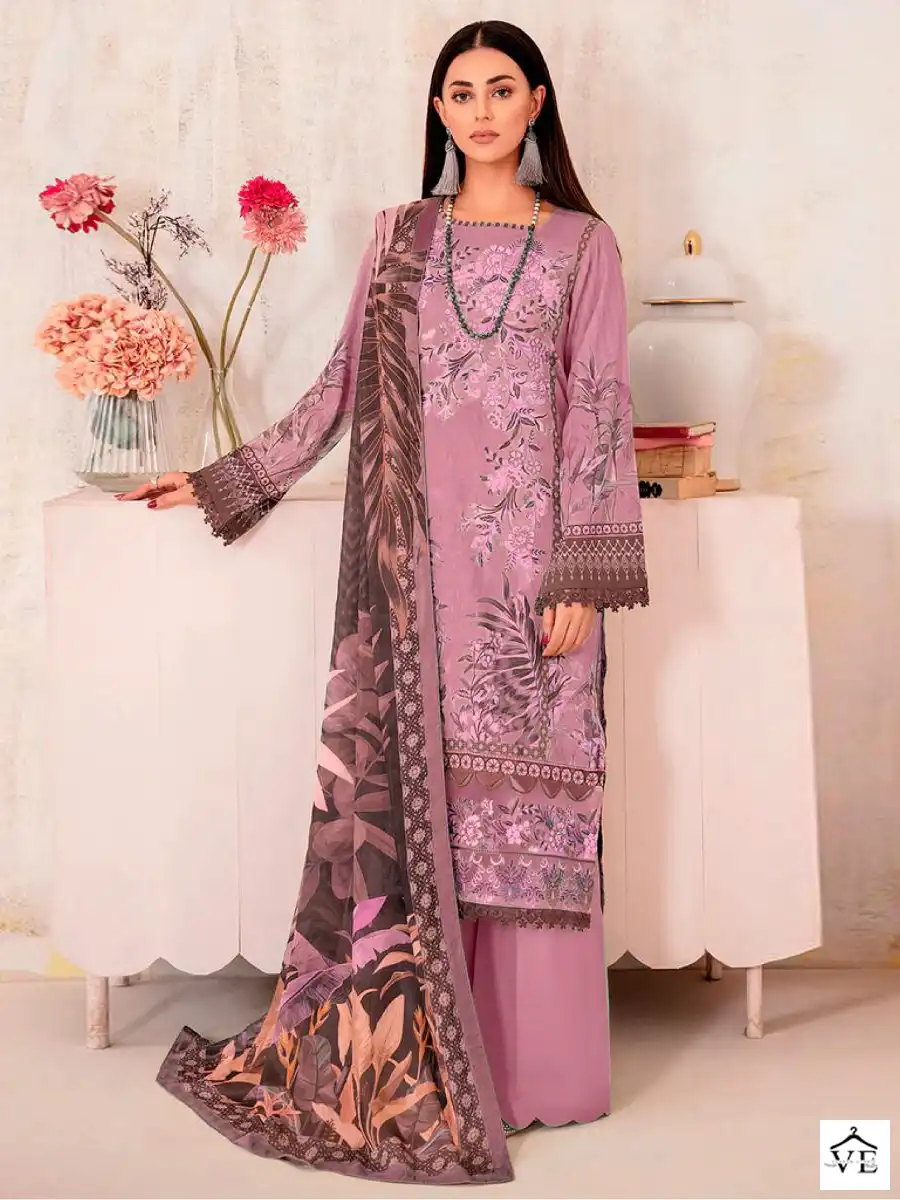 Deepsy Suits Chevron Lawn-7 Pure Cotton Wholesale Pakistani Suit Catalog — Wholesale Salwar Suits, MPA wholesale from Surat — view 1