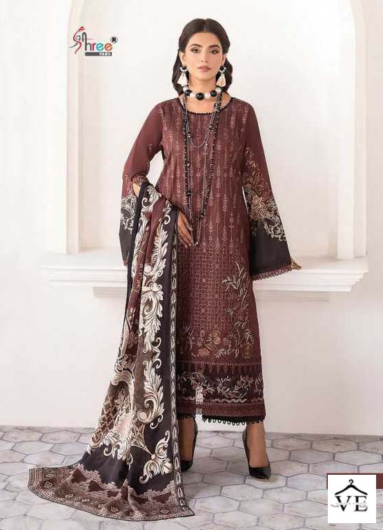 Shree Fabs Chevron Luxury Lawn Collection Vol 14 Pure Lawn Cotton Wholesale Pakistani Salwar Suit Catalog — Wholesale Salwar Suits, MPA wholesale from Surat - Gallery Image 4