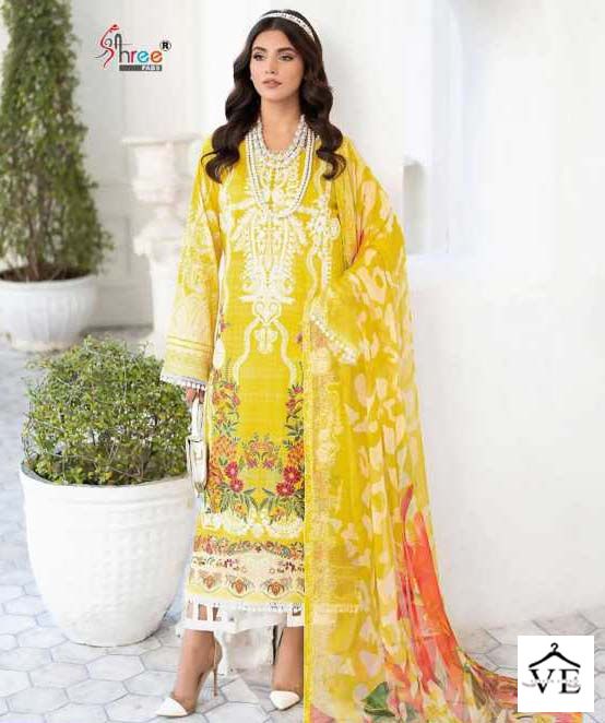 Shree Fabs Chevron Luxury Lawn Collection Vol 14 Pure Lawn Cotton Wholesale Pakistani Salwar Suit Catalog — Wholesale Salwar Suits, MPA wholesale from Surat — view 1