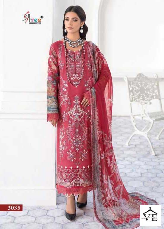 Shree Fabs Chevron Luxury Lawn Collection Vol 14 Pure Lawn Cotton Wholesale Pakistani Salwar Suit Catalog — Wholesale Salwar Suits, MPA wholesale from Surat - Gallery Image 8