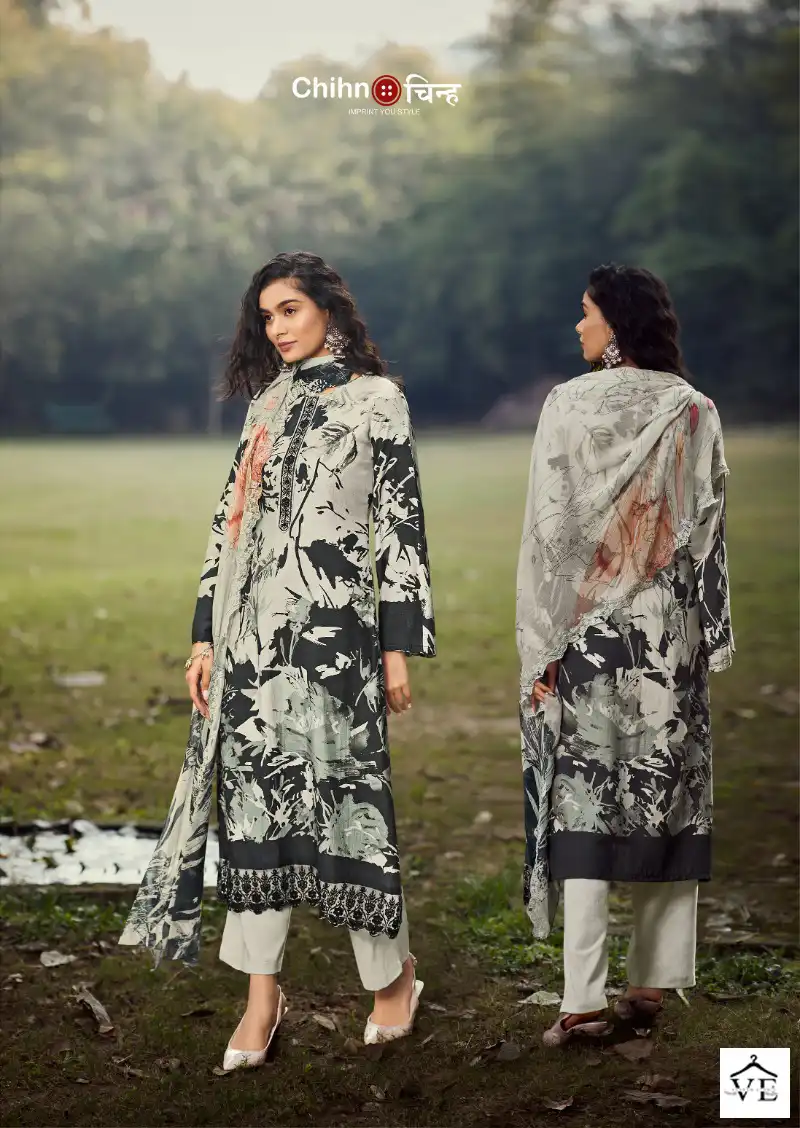 Chinah Eliana Pure Viscose Muslin Wholesale Salwar Suit Catalog — Wholesale Salwar Suits, MPA wholesale from Surat - Gallery Image 8