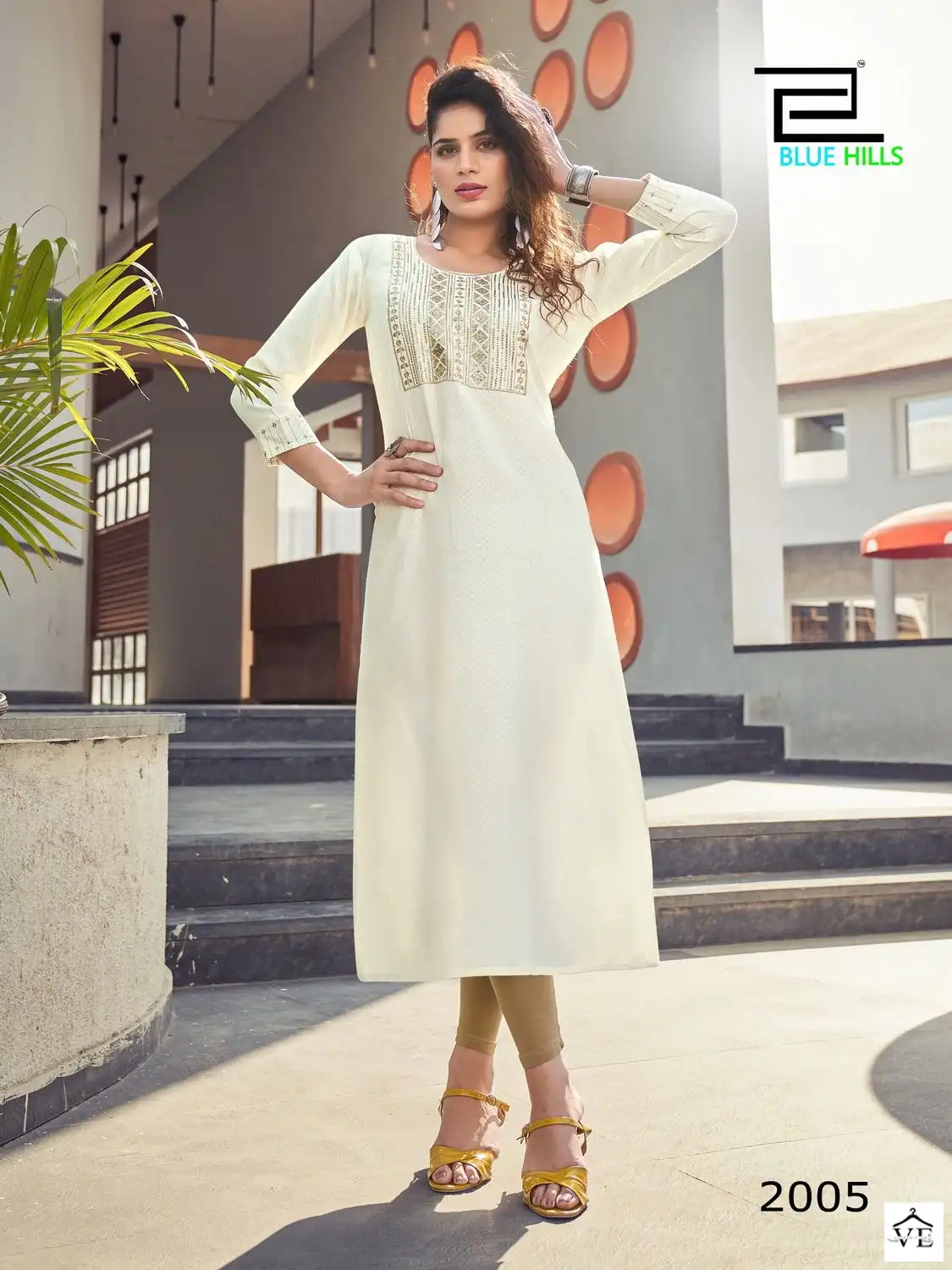 Blue Hills Colorbar Vol 20 Viscose Dobby Wholesale Kurti Catalog — Wholesale Kurtis, MPA wholesale from Surat — view 7
