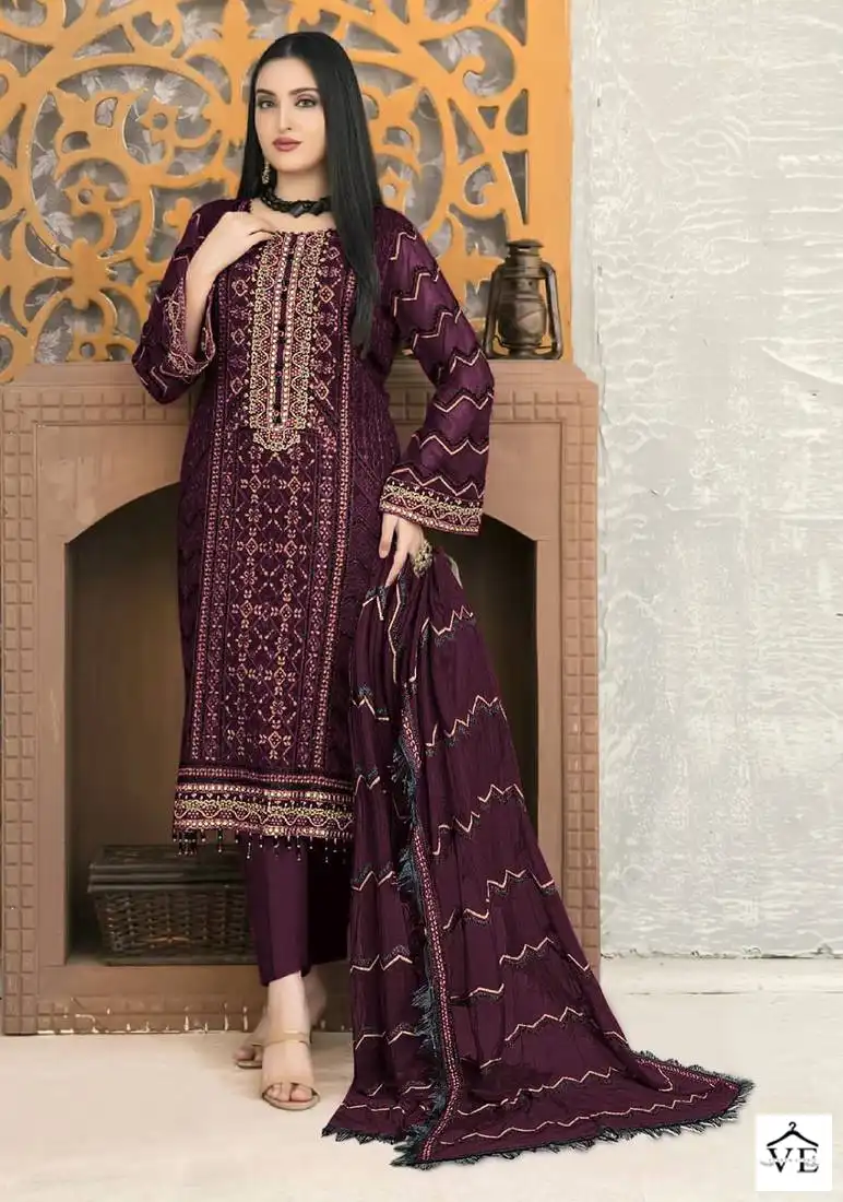 Fepic D-5405 Georgette Wholesale Pakistani Suit Catalog — Wholesale Salwar Suits, MPA wholesale from Surat - Gallery Image 3