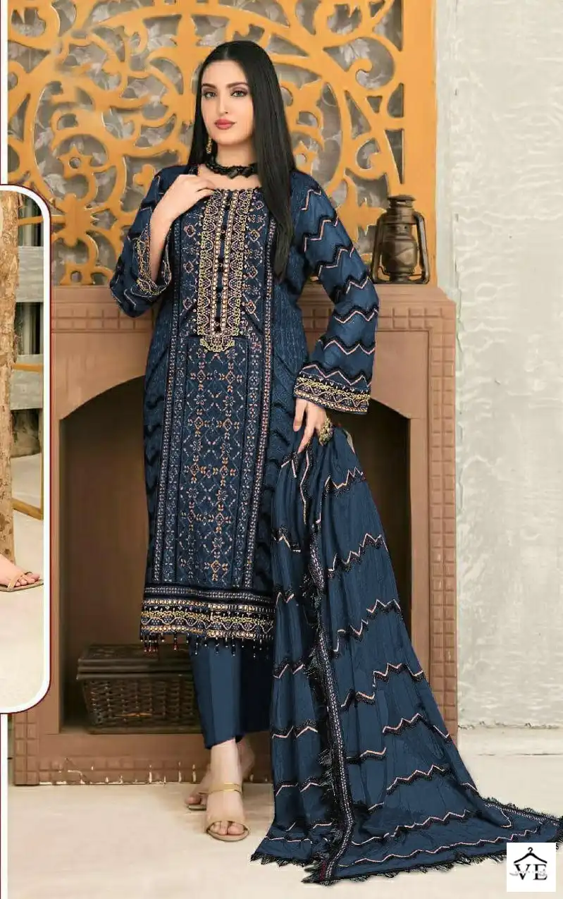 Fepic D-5405 Georgette Wholesale Pakistani Suit Catalog — Wholesale Salwar Suits, MPA wholesale from Surat - Gallery Image 4