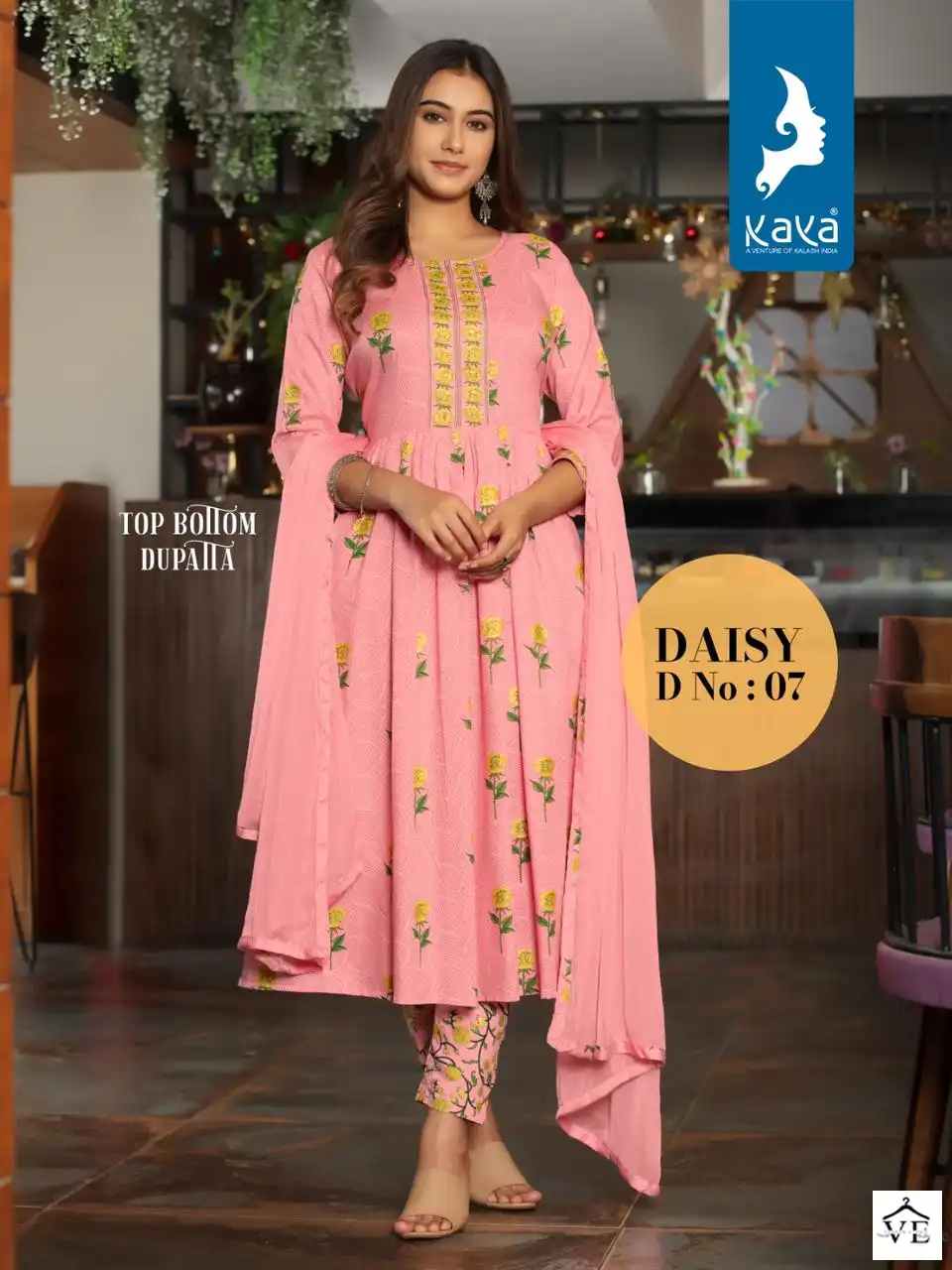 Kaya Daisy Rayon Wholesale Readymade Suits Catalog — Wholesale Salwar Suits, MPA wholesale from Surat - Gallery Image 4