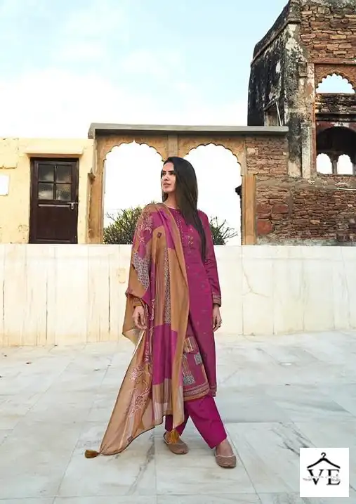 Prm Trendz Daniella Pure Jam Silk Wholesale Salwar Suit Catalog — Wholesale Salwar Suits, MPA wholesale from Surat - Gallery Image 9