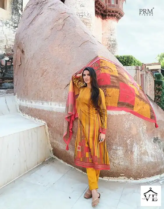 Prm Trendz Daniella Pure Jam Silk Wholesale Salwar Suit Catalog — Wholesale Salwar Suits, MPA wholesale from Surat - Gallery Image 3