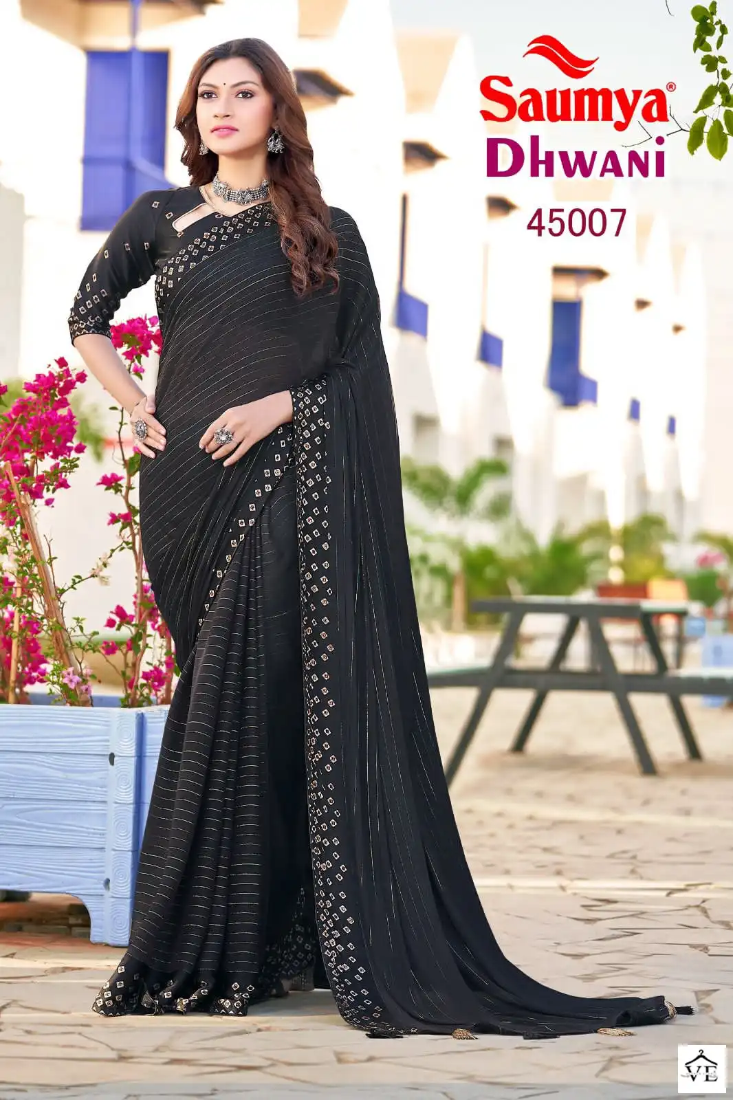 Saumya Dhwani Pmg Panvel Rainbow Jari Wholesale Saree Catalog — Wholesale Sarees, MPA wholesale from Surat - Gallery Image 3