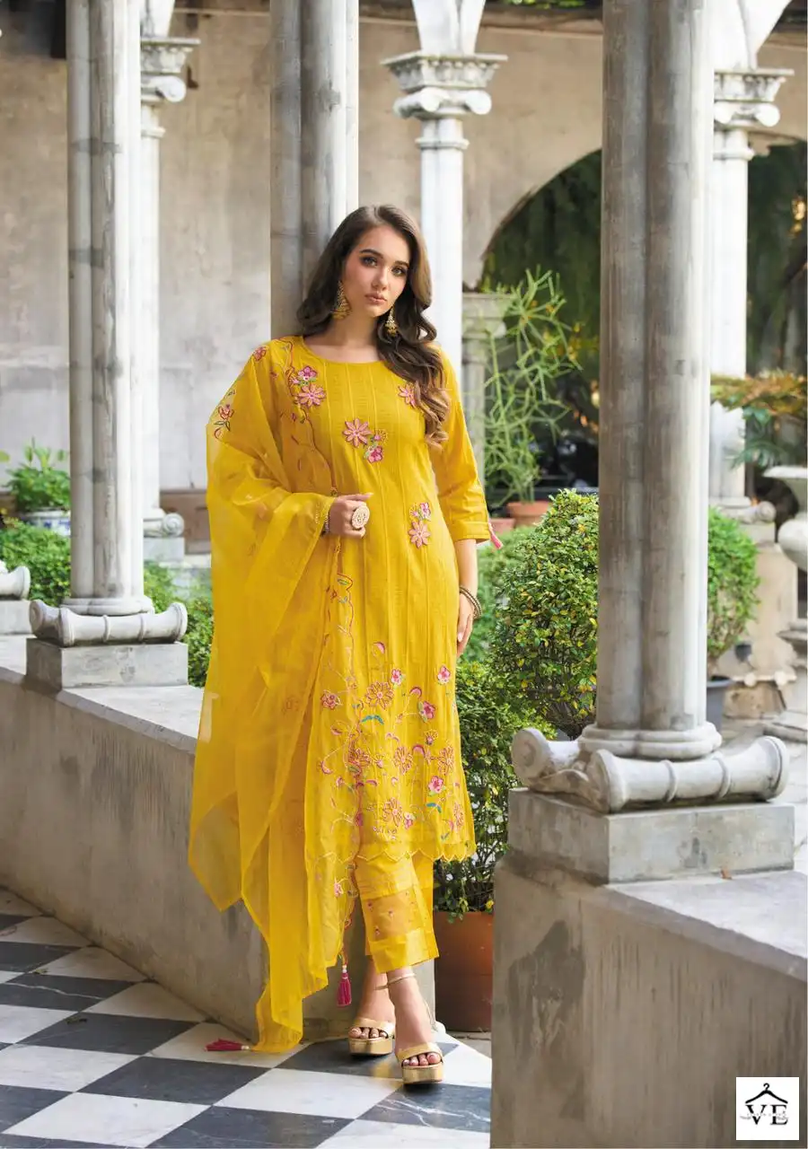 Kailee Fashion Dil-Kash Pure Cotton Wholesale Readymade Suit Catalog — Wholesale Salwar Suits, MPA wholesale from Surat - Gallery Image 6