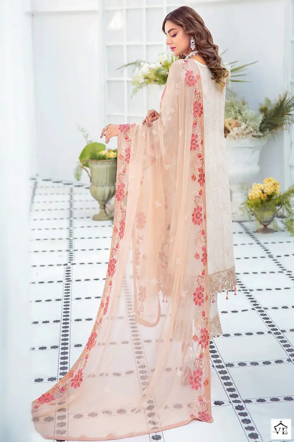 Zaha Dno 10013 Georgette Wholesale Pakistani Suit — Wholesale Salwar Suits, MPA wholesale from Surat - Gallery Image 3
