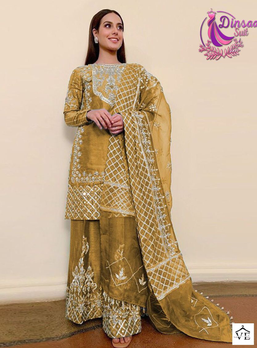 Dinsaa 149 Organza Wholesale Pakistani Salwar Suit Catalog — Wholesale Salwar Suits, MPA wholesale from Surat - Gallery Image 6