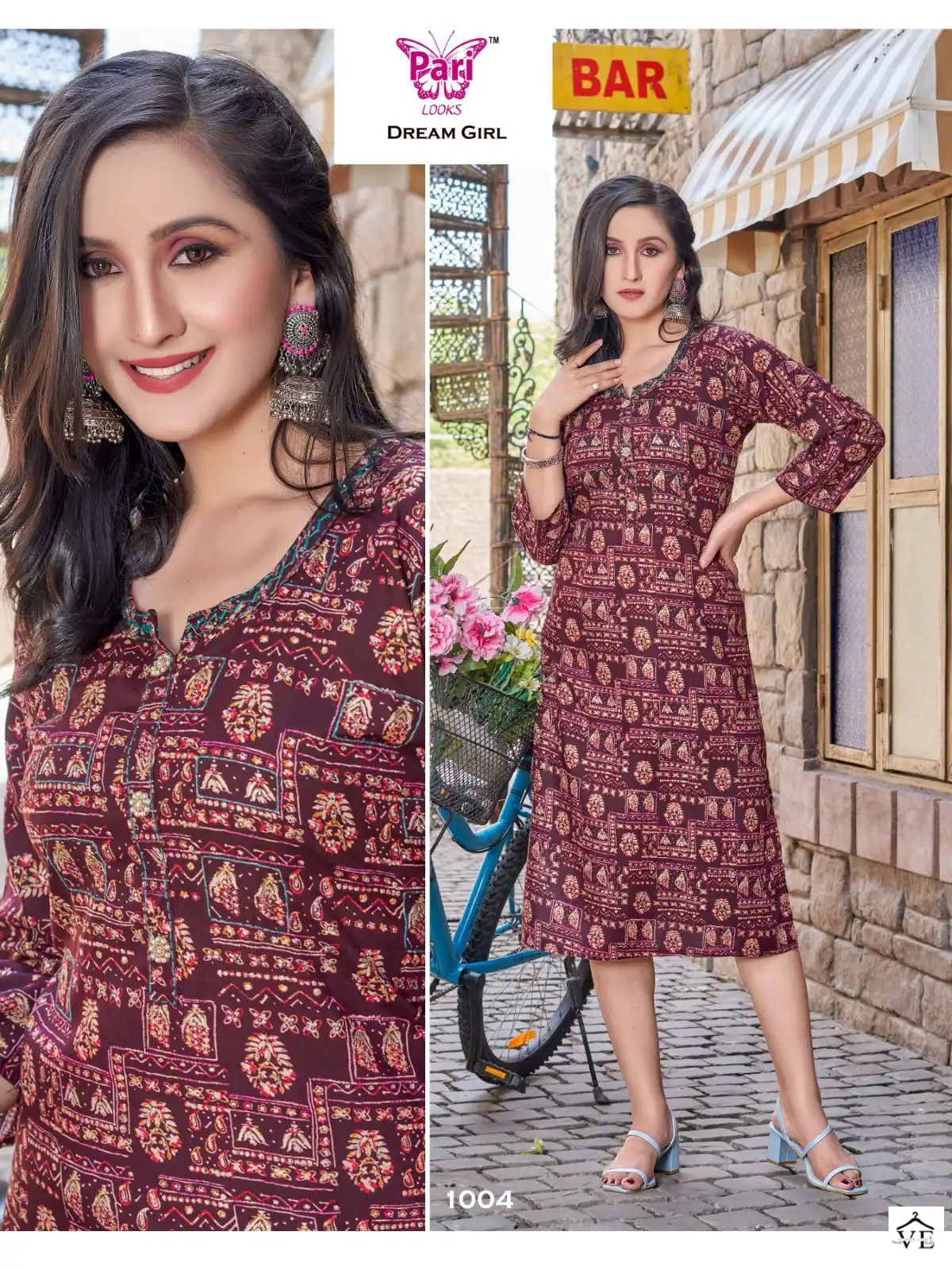 Pari Dream Girl Rayon 18 Kg Wholesale Kurti Catalog — Wholesale Kurtis, MPA wholesale from Surat - Gallery Image 3