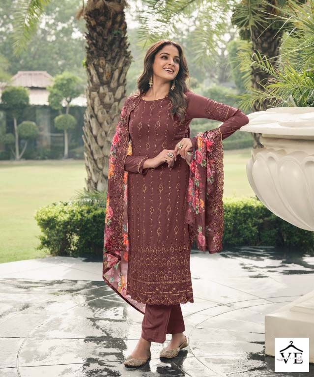 Zisa Elegant Vol 3 Georgette Wholesale Designer Salwar Suit Catalog — Wholesale Salwar Suits, MPA wholesale from Surat - Gallery Image 2