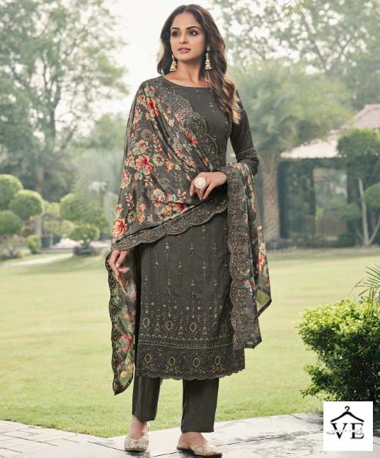 Zisa Elegant Vol 3 Georgette Wholesale Designer Salwar Suit Catalog — Wholesale Salwar Suits, MPA wholesale from Surat — view 1