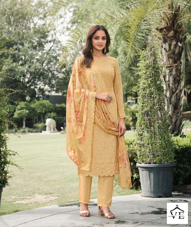 Zisa Elegant Vol 3 Georgette Wholesale Designer Salwar Suit Catalog — Wholesale Salwar Suits, MPA wholesale from Surat - Gallery Image 6