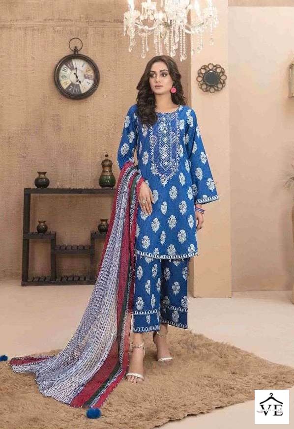 Hala Ezra Vol 1 Cotton Wholesale Pakistani Salwar Suit Catalog — Wholesale Salwar Suits, MPA wholesale from Surat - Gallery Image 2
