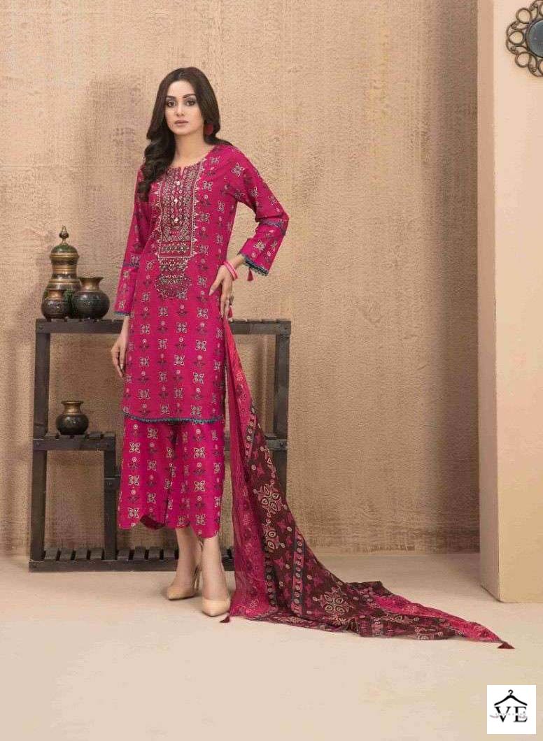 Hala Ezra Vol 1 Cotton Wholesale Pakistani Salwar Suit Catalog — Wholesale Salwar Suits, MPA wholesale from Surat - Gallery Image 3