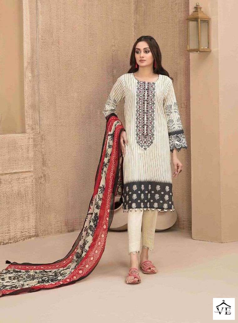 Hala Ezra Vol 1 Cotton Wholesale Pakistani Salwar Suit Catalog — Wholesale Salwar Suits, MPA wholesale from Surat - Gallery Image 4