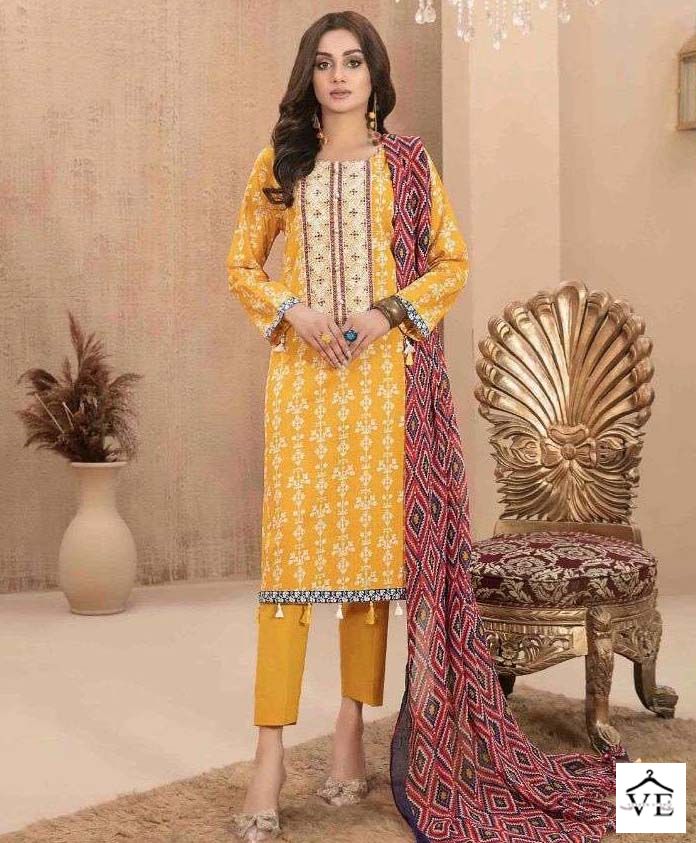 Hala Ezra Vol 1 Cotton Wholesale Pakistani Salwar Suit Catalog — Wholesale Salwar Suits, MPA wholesale from Surat — view 1
