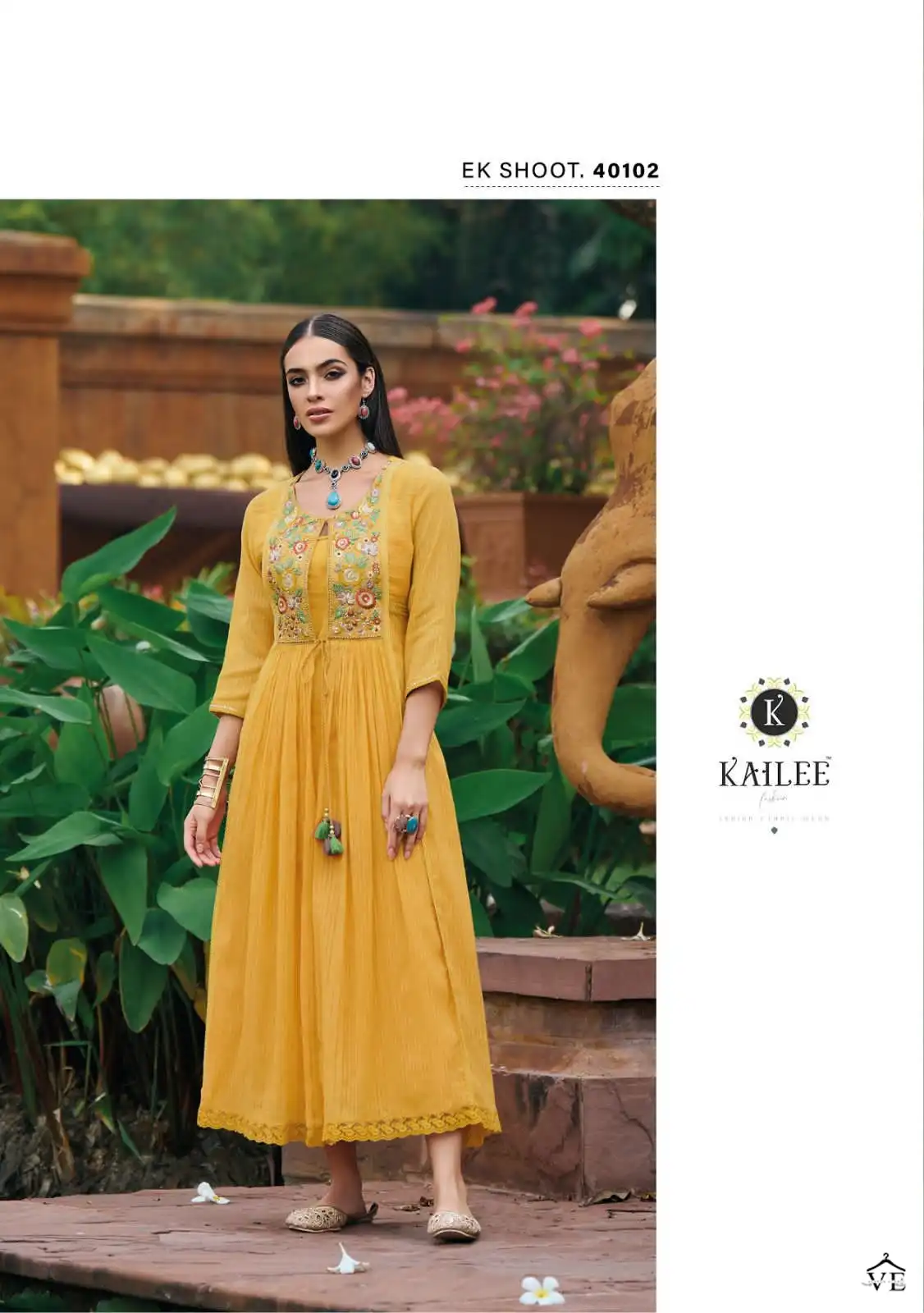 Kailee Fashion Ek Soot Vol-2 Pure Weaving Cotton Wholesale Designer Kurti Catalog — Wholesale Kurtis, MPA wholesale from Surat - Gallery Image 4