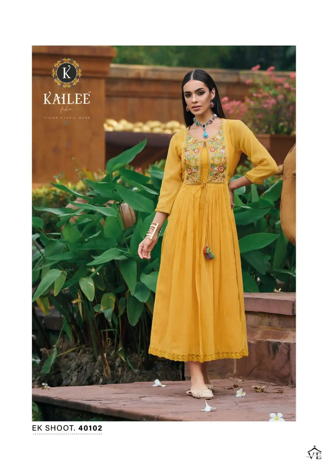 Kailee Fashion Ek Soot Vol-2 Pure Weaving Cotton Wholesale Designer Kurti Catalog — Wholesale Kurtis, MPA wholesale from Surat - Gallery Image 5