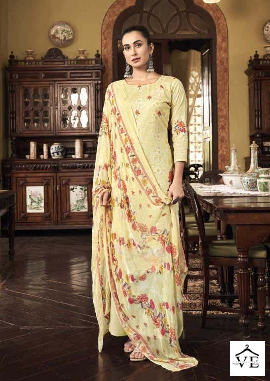 Belliza Eva Pure Cotton Wholesale Salwar Suit Catalog — Wholesale Salwar Suits, MPA wholesale from Surat - Gallery Image 2